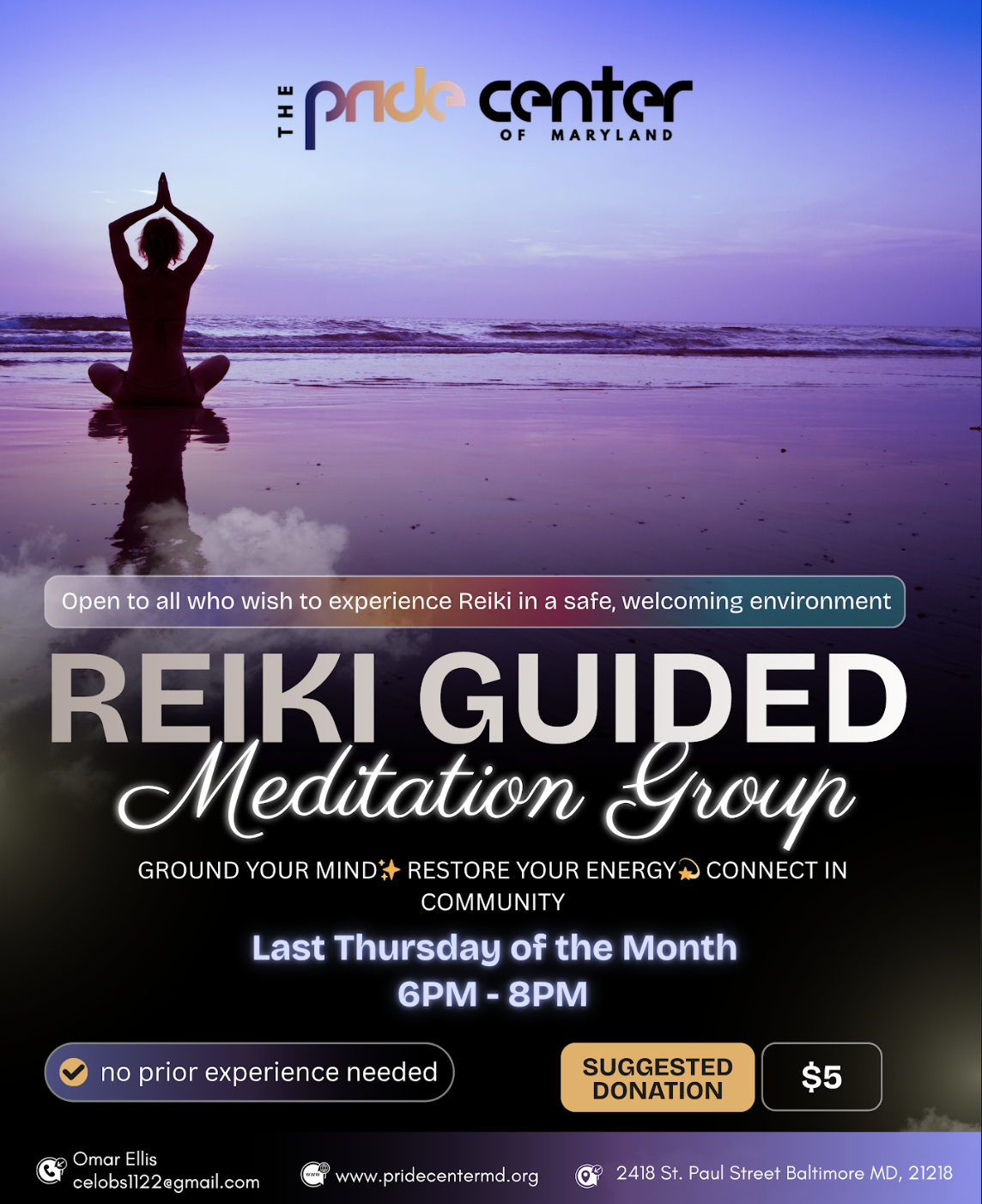 Reiki Guided Meditation Group